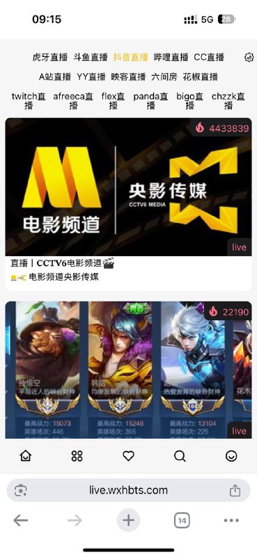 国内短视频平台网页聚合保，支持搜索🔍