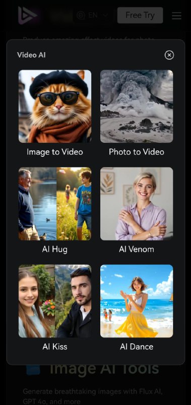 📺 VideoWeb AI - AI视频/图像/音乐一个功能强大的可以轻松创建视频、图像和音乐的工具