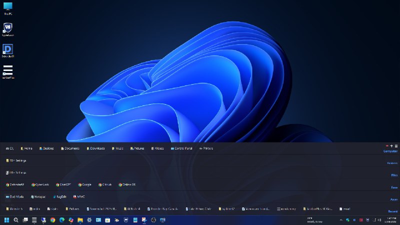 #Windows #美化 #工具💻 TaskbarPlus - 一个 Windows 任务栏增强工具打开之后可以快速访问文件夹、文件、链接、设置选项等等，右键可自定义TaskbarPlus 是一个绿色程序，无需安装，支持中文📑相关阅读YASB - 可自定义的的 Windows 状态栏